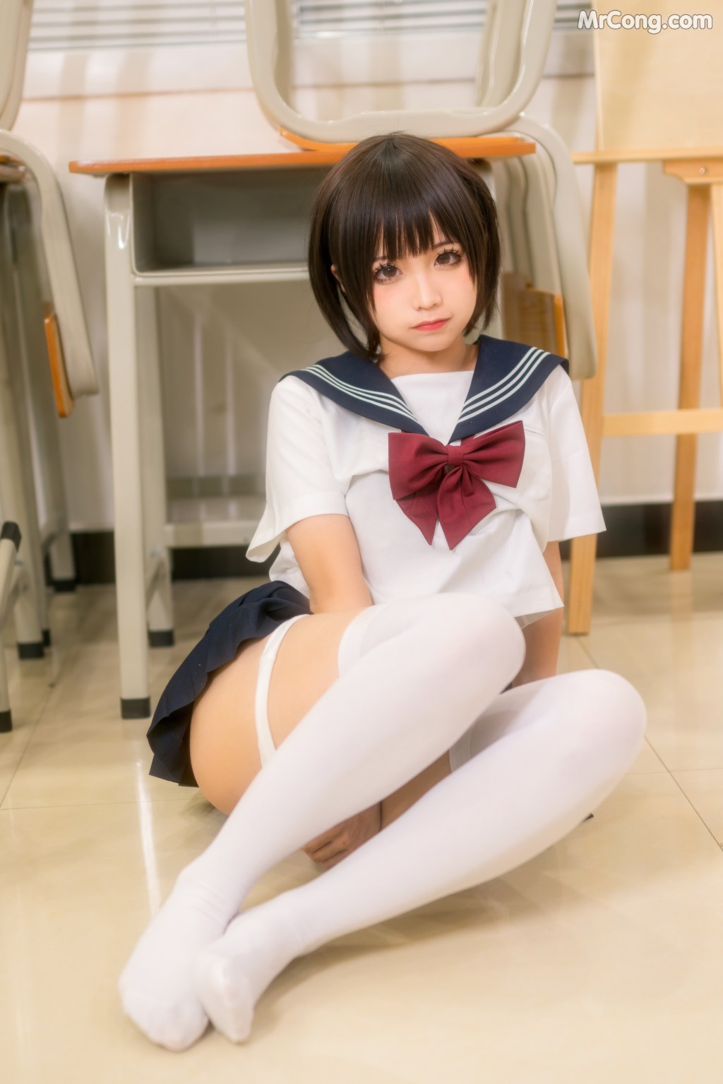 Coser@蠢沫沫 (chunmomo) Vol.022: 教室 (61 photos) – Page 6