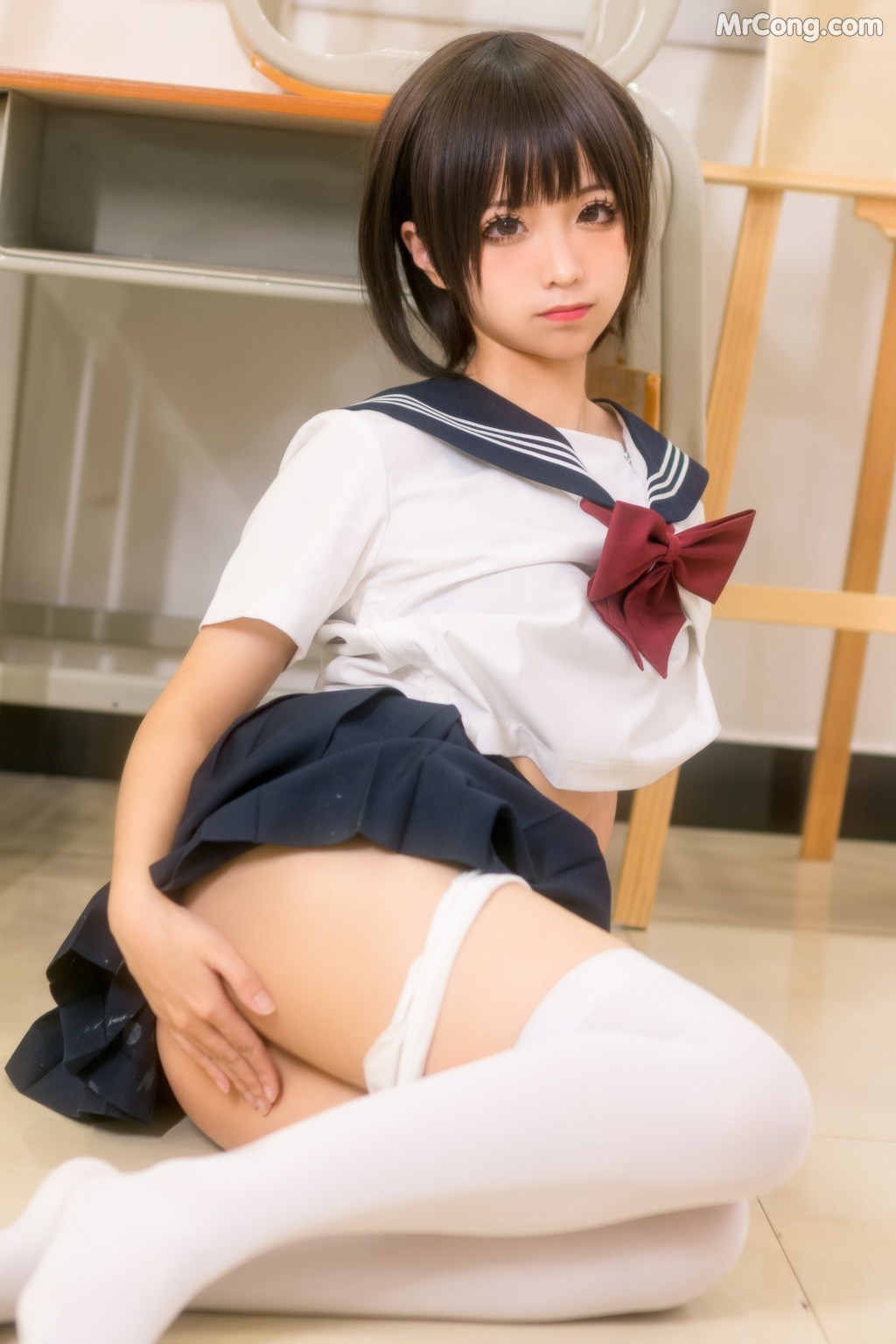 Coser@蠢沫沫 (chunmomo) Vol.022: 教室 (61 photos) – Page 6