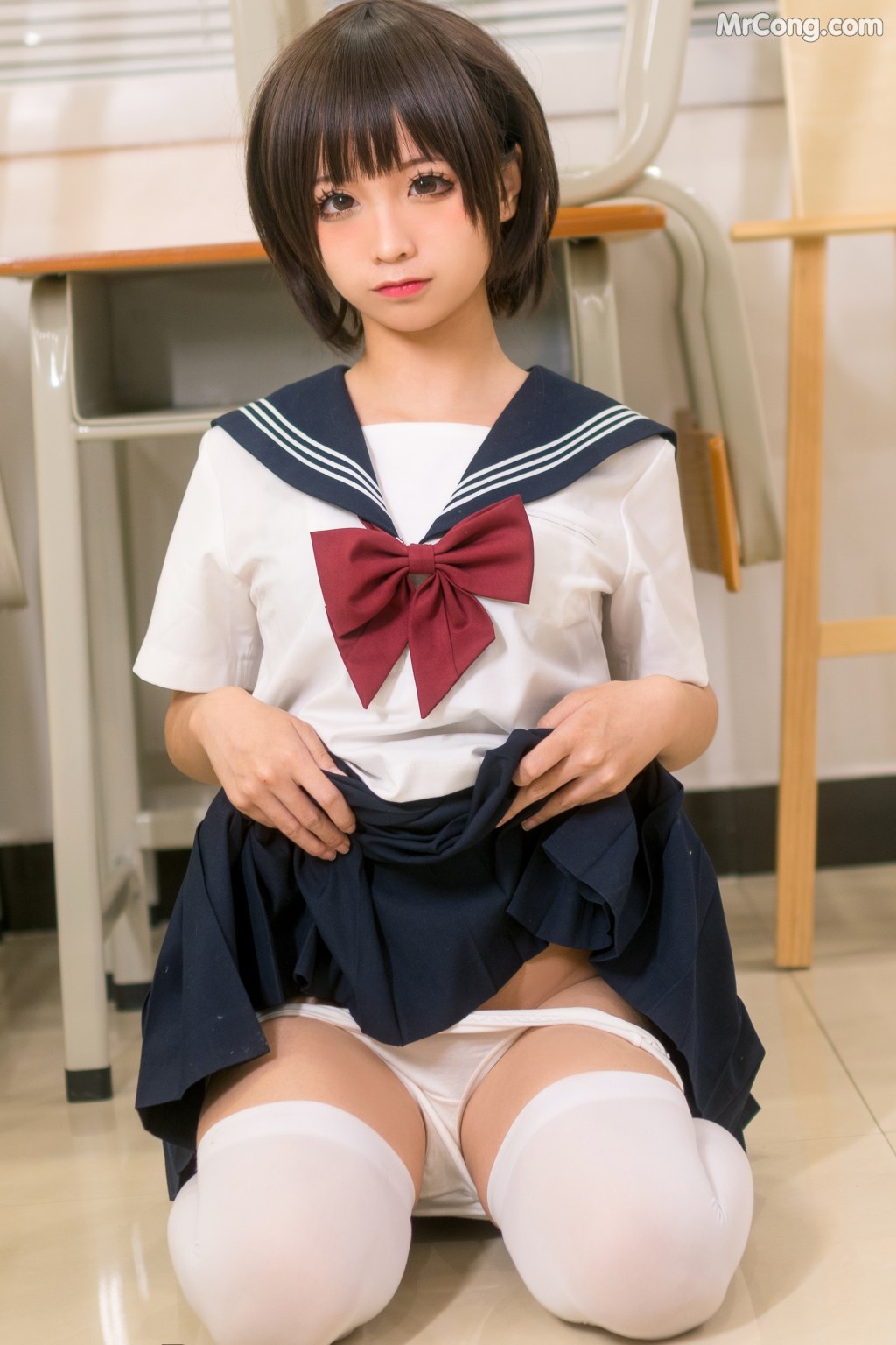 Coser@蠢沫沫 (chunmomo) Vol.022: 教室 (61 photos) – Page 6