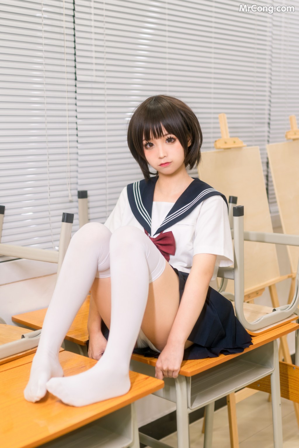 Coser@蠢沫沫 (chunmomo) Vol.022: 教室 (61 photos) – Page 6