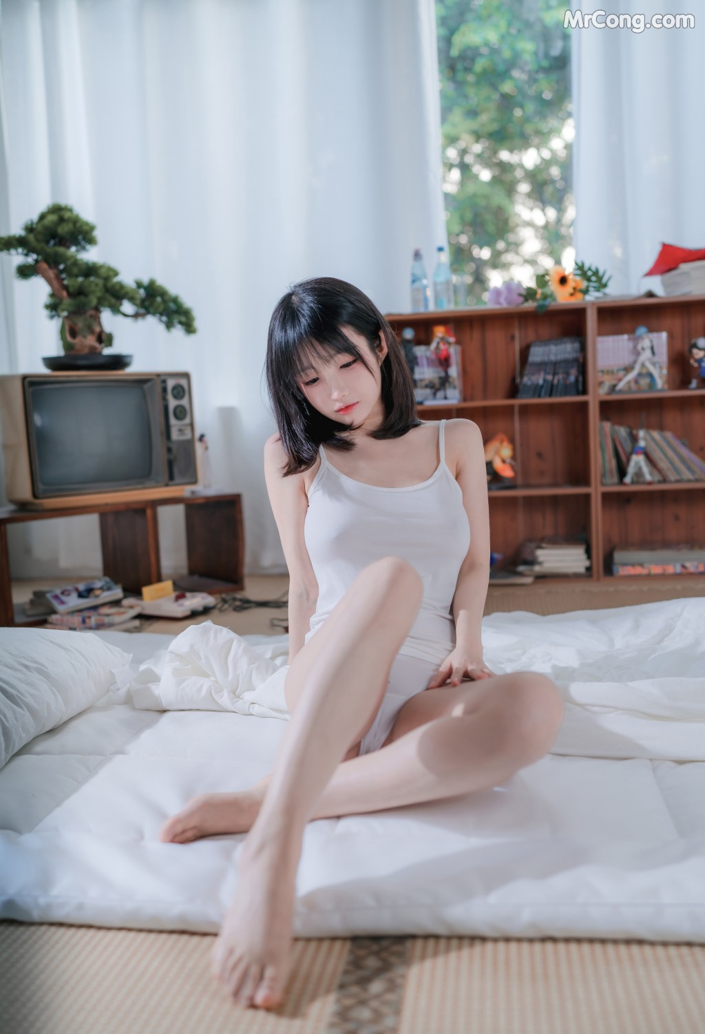 Coser@桜井宁宁 Vol.047: 吊带女孩 (62 photos)