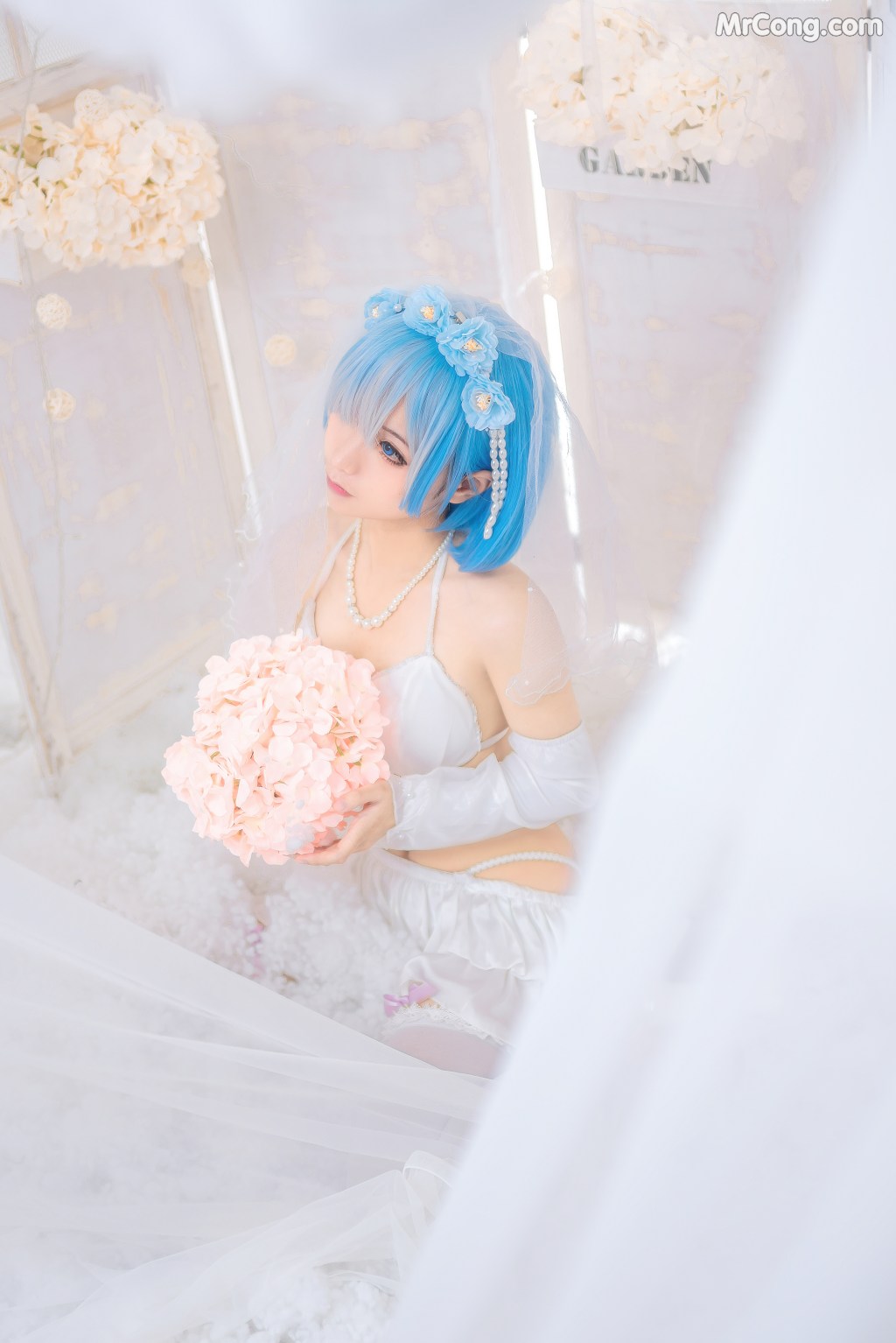 Coser@蠢沫沫 (chunmomo) Vol.024: 蕾姆花嫁 (44 photos) – Page 2