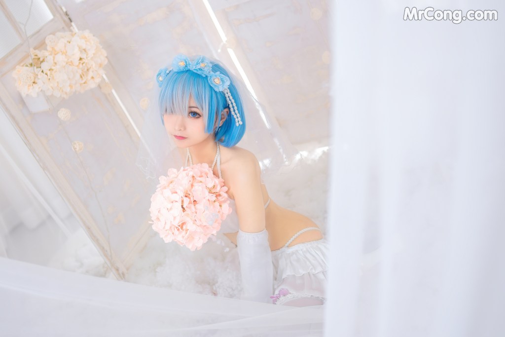 Coser@蠢沫沫 (chunmomo) Vol.024: 蕾姆花嫁 (44 photos) – Page 2