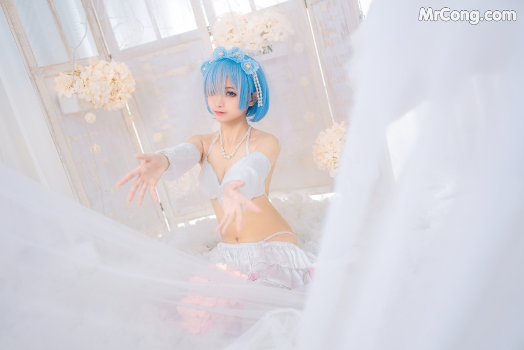 Coser@蠢沫沫 (chunmomo) Vol.024: 蕾姆花嫁 (44 photos) – Page 2