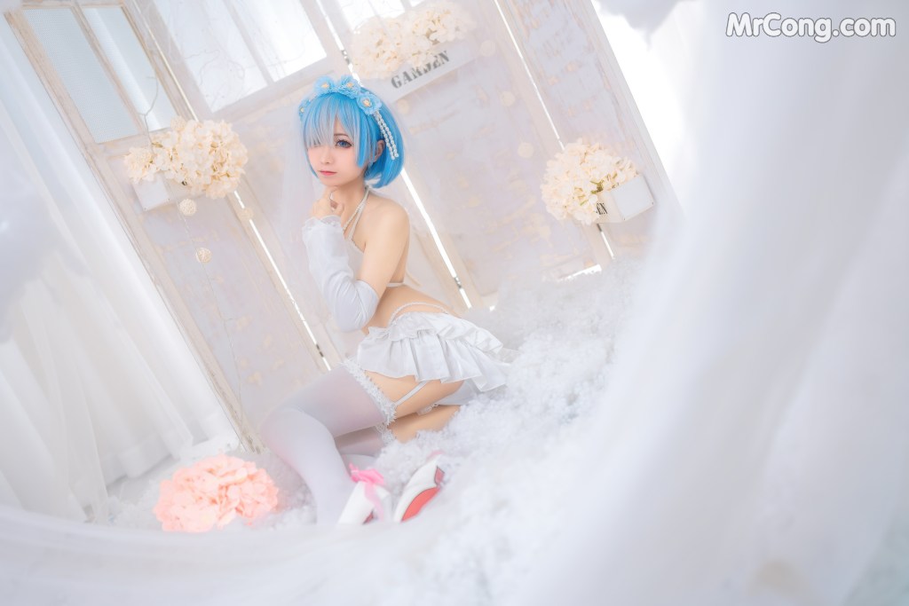 Coser@蠢沫沫 (chunmomo) Vol.024: 蕾姆花嫁 (44 photos) – Page 2