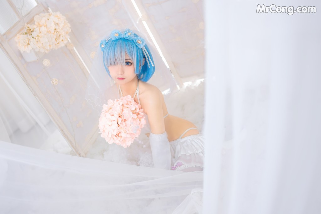Coser@蠢沫沫 (chunmomo) Vol.024: 蕾姆花嫁 (44 photos) – Page 2