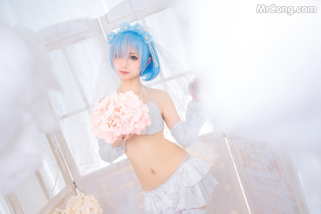 Coser@蠢沫沫 (chunmomo) Vol.024: 蕾姆花嫁 (44 photos) – Page 5