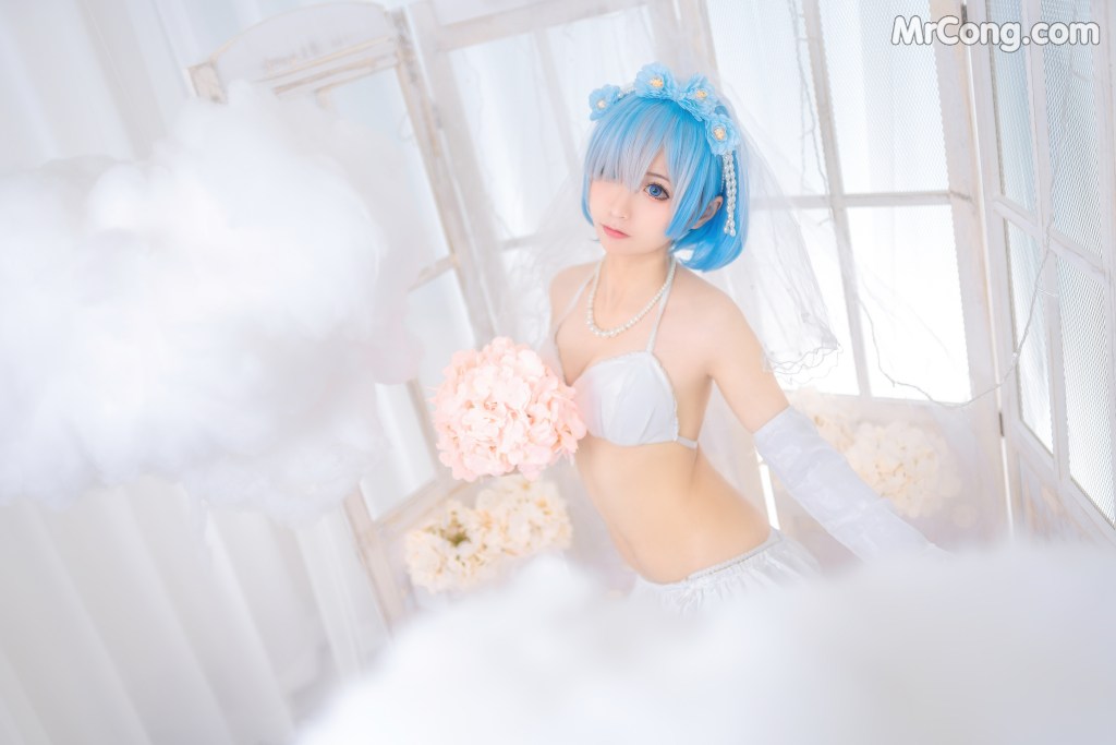 Coser@蠢沫沫 (chunmomo) Vol.024: 蕾姆花嫁 (44 photos) – Page 5