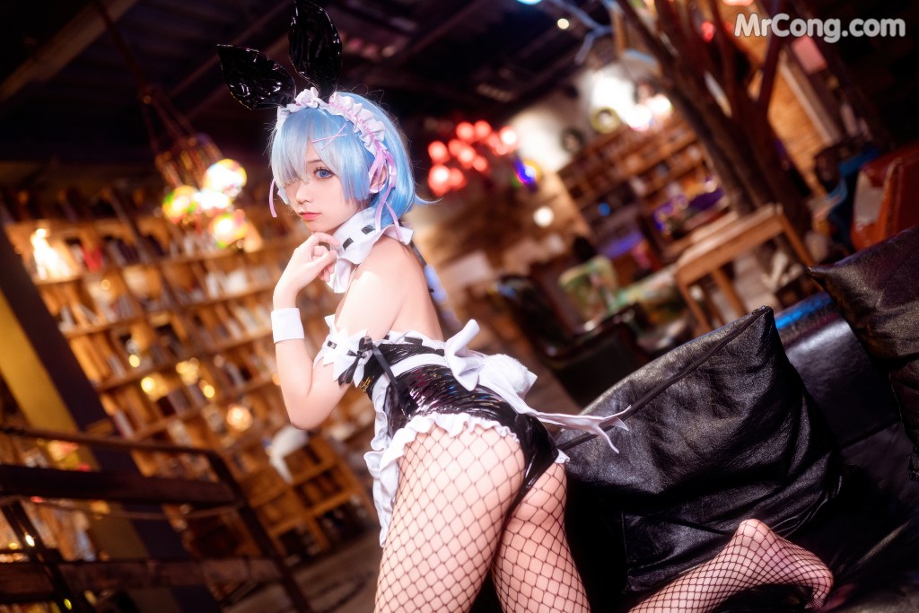 Coser@蠢沫沫 (chunmomo) Vol.025: 蕾姆兔女郎 (41 photos)