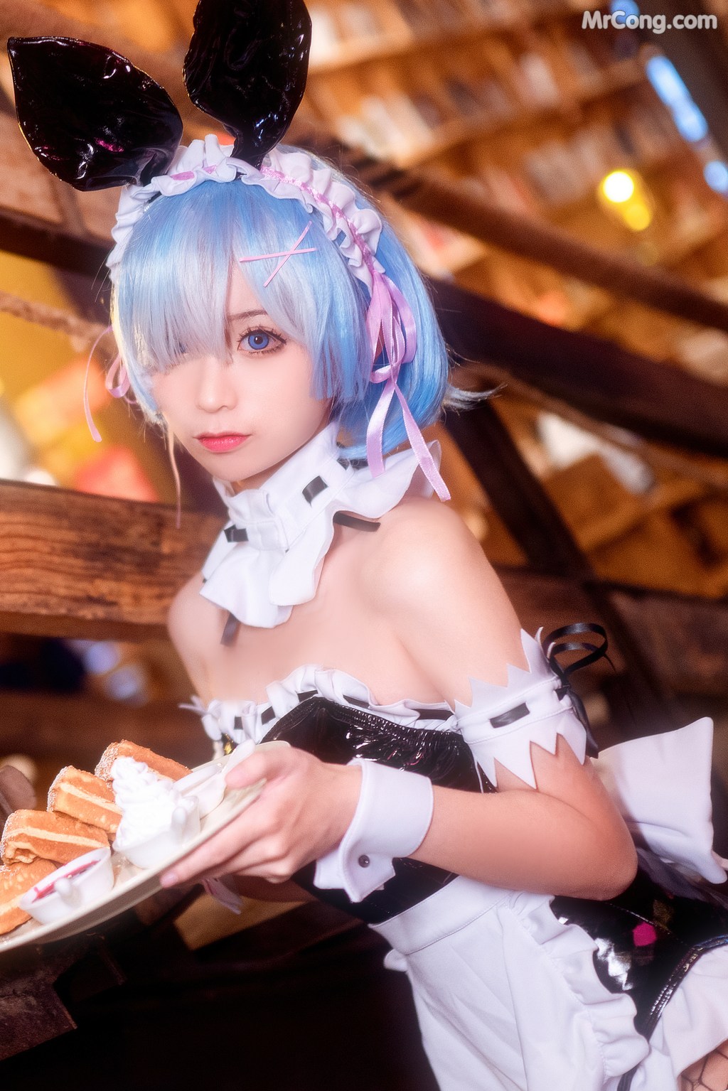 Coser@蠢沫沫 (chunmomo) Vol.025: 蕾姆兔女郎 (41 photos) – Page 4
