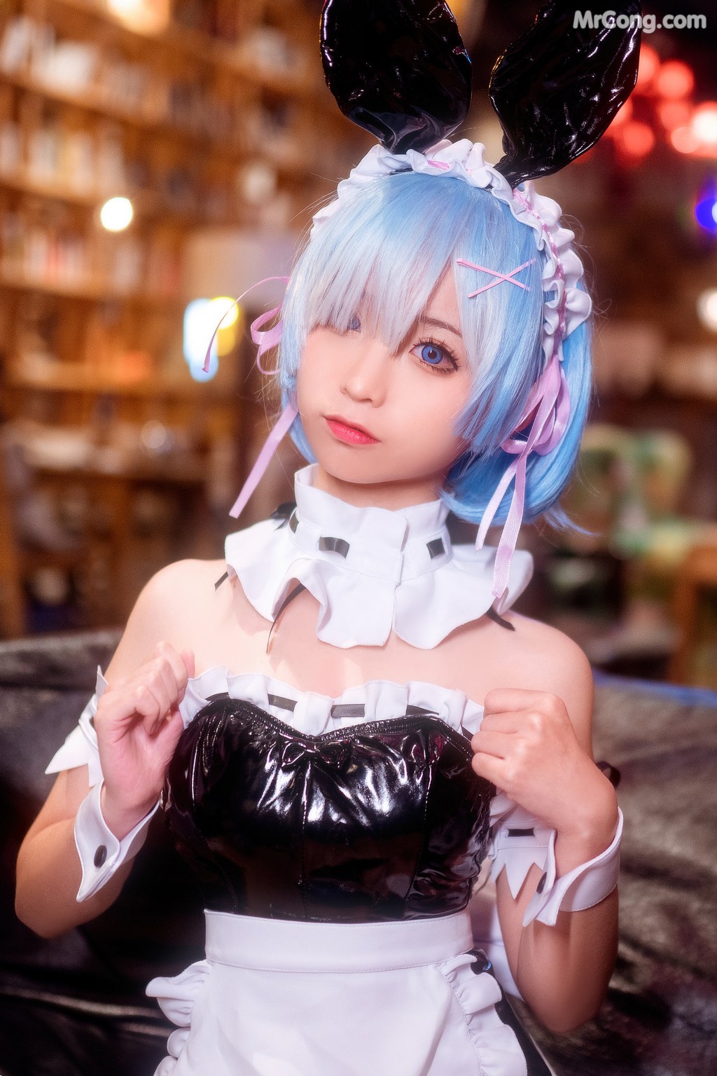 Coser@蠢沫沫 (chunmomo) Vol.025: 蕾姆兔女郎 (41 photos) – Page 4