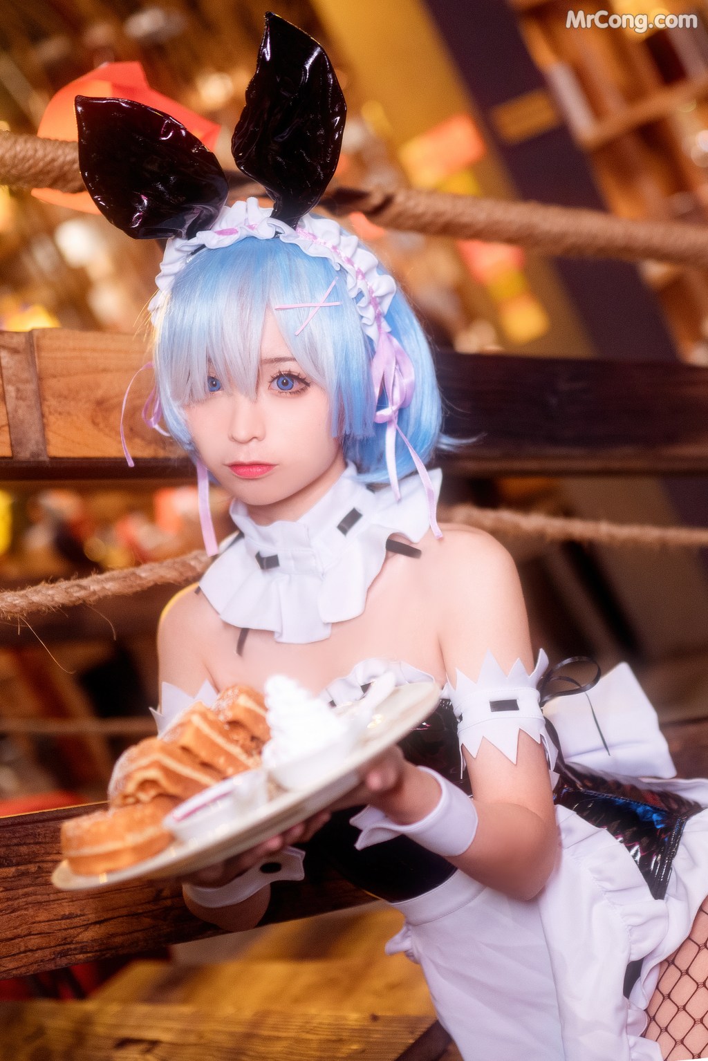 Coser@蠢沫沫 (chunmomo) Vol.025: 蕾姆兔女郎 (41 photos) – Page 4