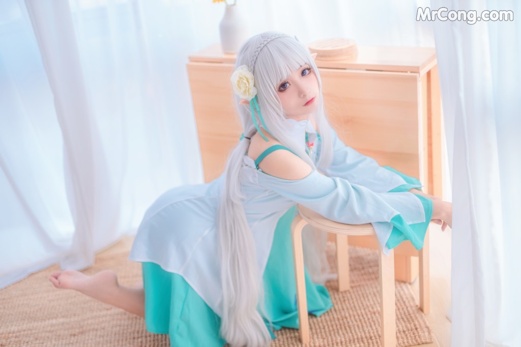 Coser@蠢沫沫 (chunmomo) Vol.027: 绿睡衣 (40 photos)