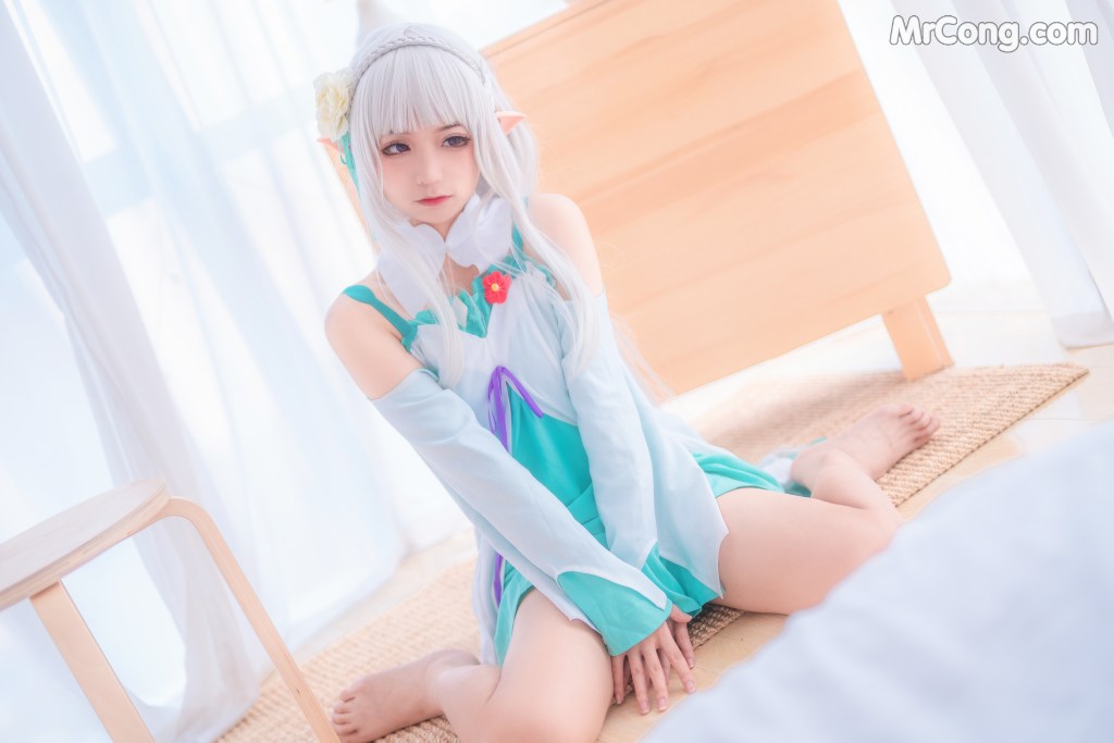 Coser@蠢沫沫 (chunmomo) Vol.027: 绿睡衣 (40 photos)