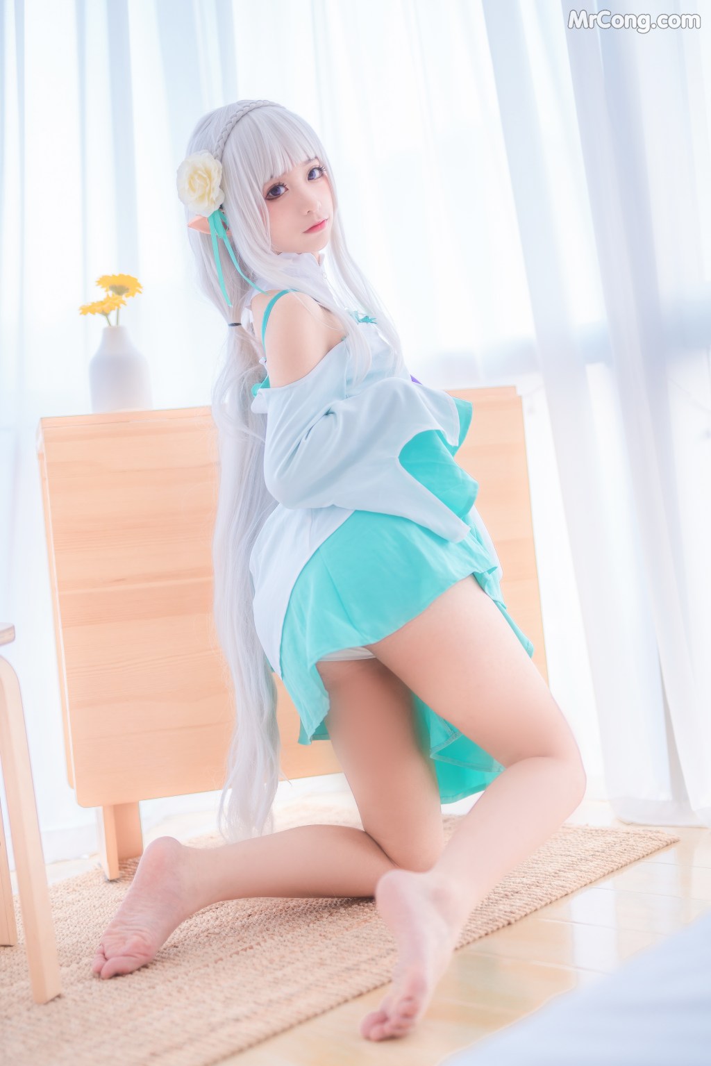 Coser@蠢沫沫 (chunmomo) Vol.027: 绿睡衣 (40 photos) – Page 2
