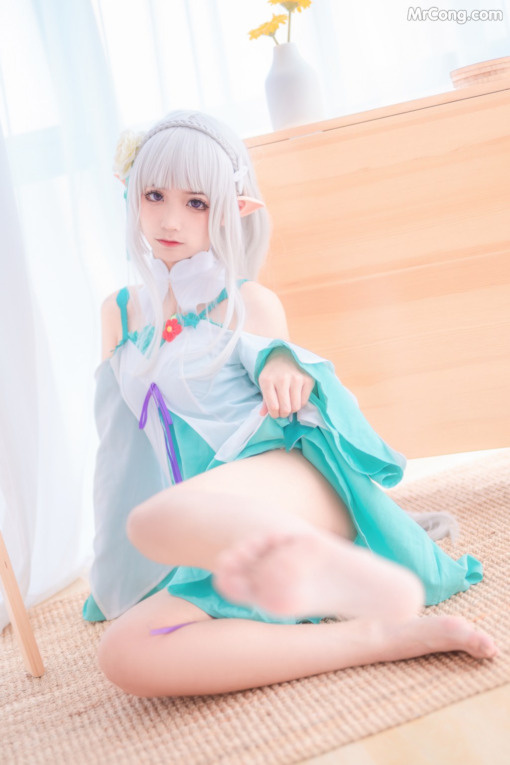 Coser@蠢沫沫 (chunmomo) Vol.027: 绿睡衣 (40 photos) – Page 4
