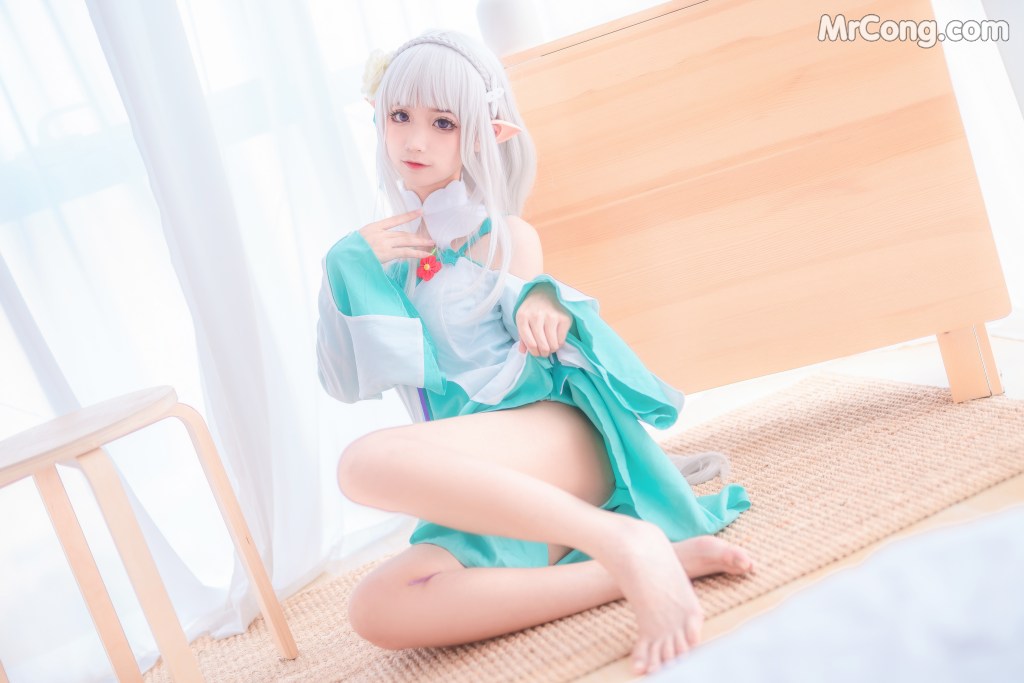 Coser@蠢沫沫 (chunmomo) Vol.027: 绿睡衣 (40 photos) – Page 4