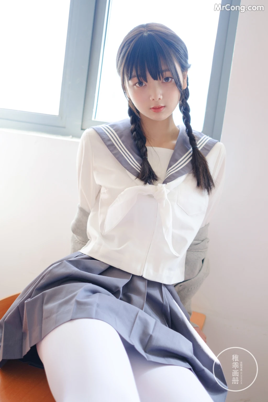 Coser@稚乖画册 Vol.005: 晴空03 双马尾JK (71 photos + 12 video) – Page 2