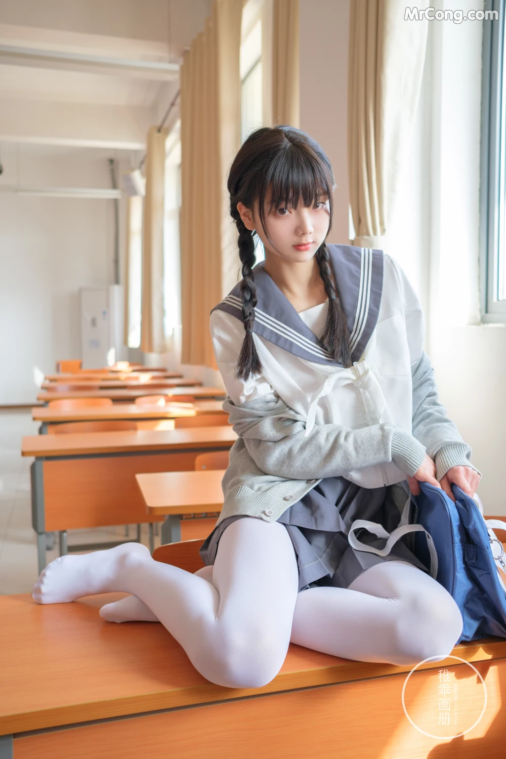 Coser@稚乖画册 Vol.005: 晴空03 双马尾JK (71 photos + 12 video) – Page 2