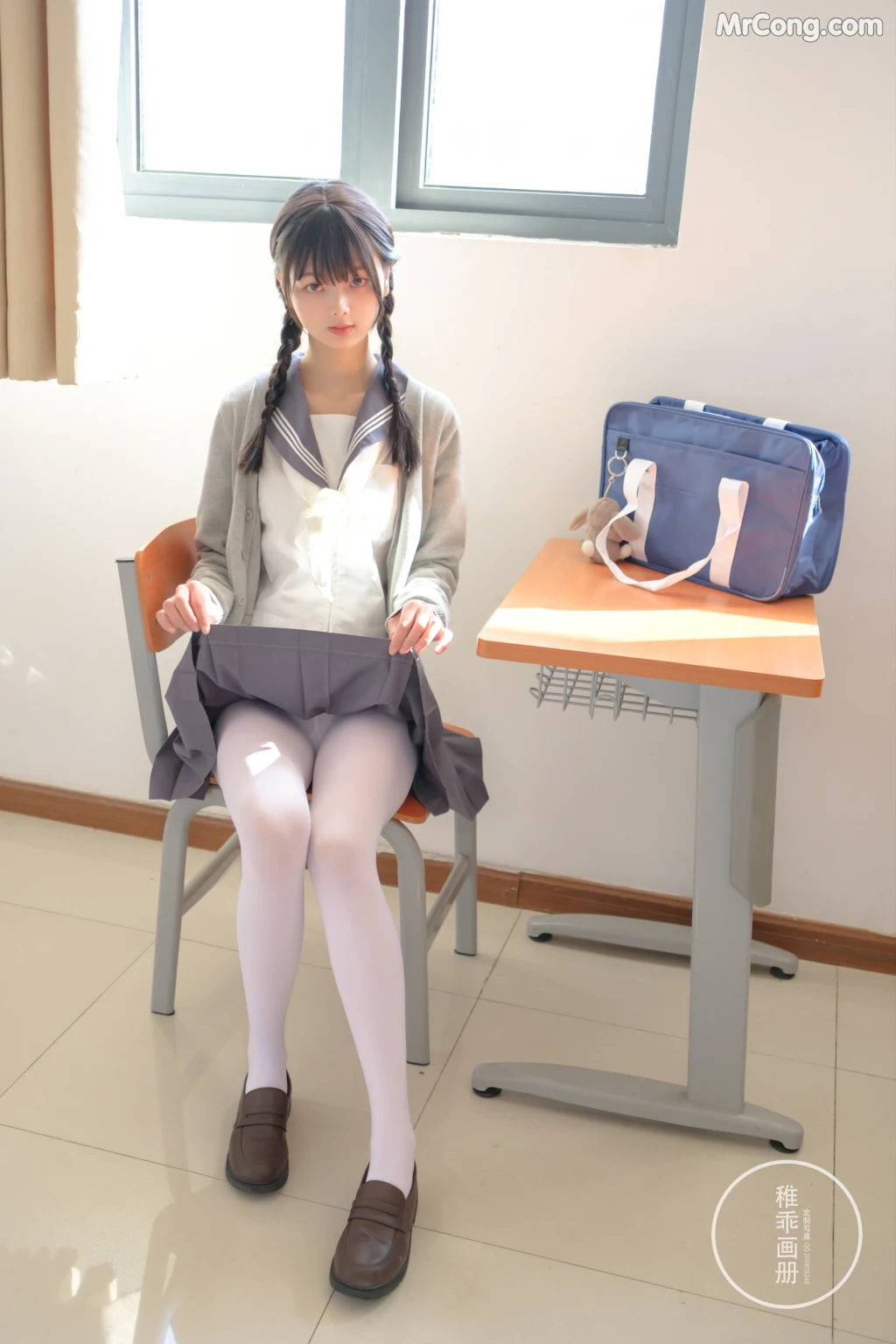 Coser@稚乖画册 Vol.005: 晴空03 双马尾JK (71 photos + 12 video) – Page 2