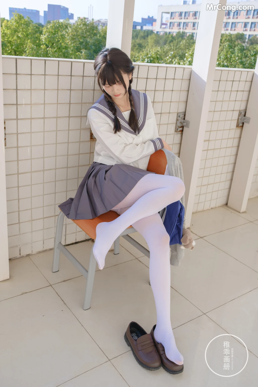 Coser@稚乖画册 Vol.005: 晴空03 双马尾JK (71 photos + 12 video) – Page 4