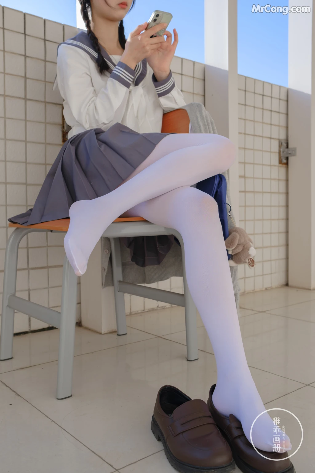 Coser@稚乖画册 Vol.005: 晴空03 双马尾JK (71 photos + 12 video) – Page 4