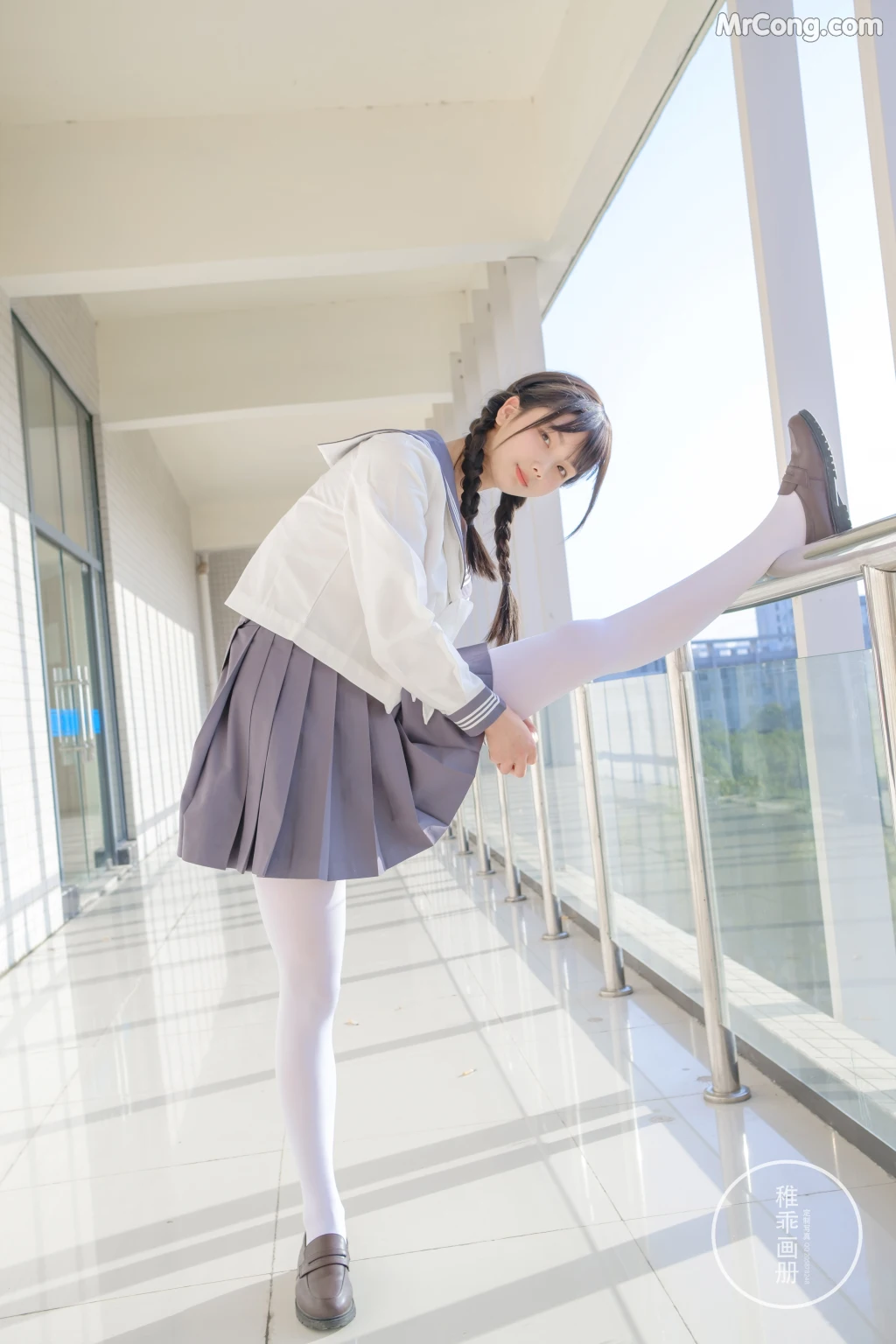 Coser@稚乖画册 Vol.005: 晴空03 双马尾JK (71 photos + 12 video) – Page 5