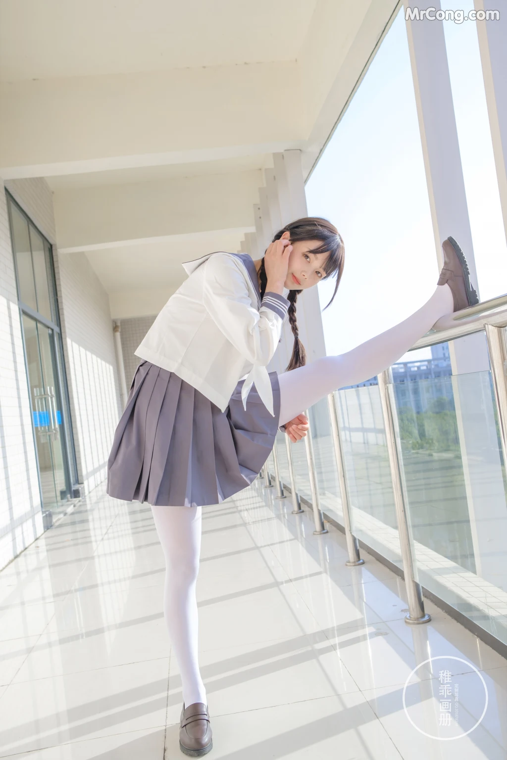 Coser@稚乖画册 Vol.005: 晴空03 双马尾JK (71 photos + 12 video) – Page 5