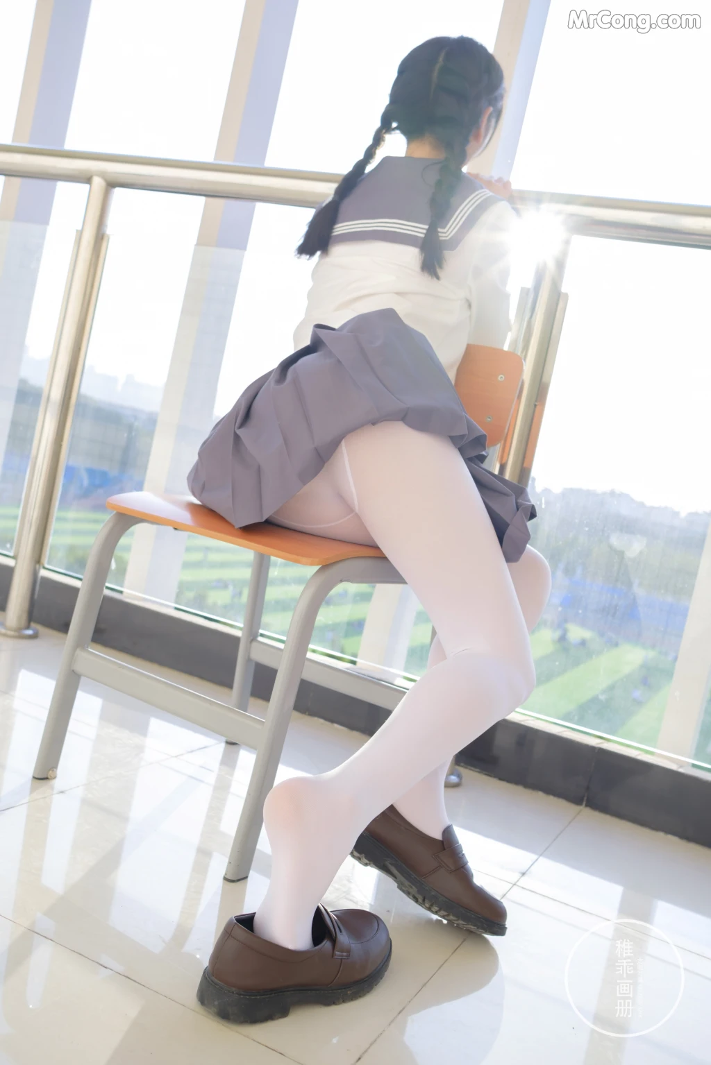 Coser@稚乖画册 Vol.005: 晴空03 双马尾JK (71 photos + 12 video) – Page 6