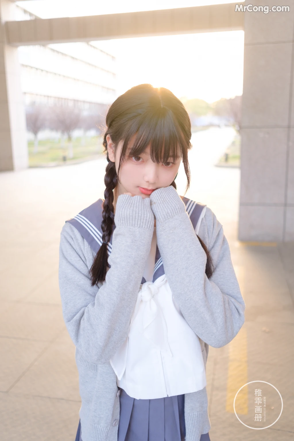 Coser@稚乖画册 Vol.005: 晴空03 双马尾JK (71 photos + 12 video) – Page 7