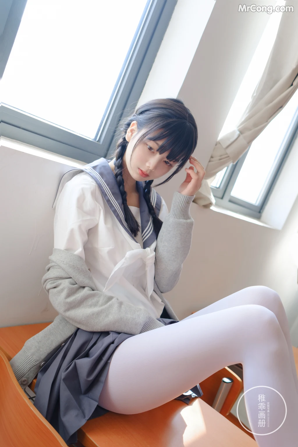 Coser@稚乖画册 Vol.005: 晴空03 双马尾JK (71 photos + 12 video) – Page 7