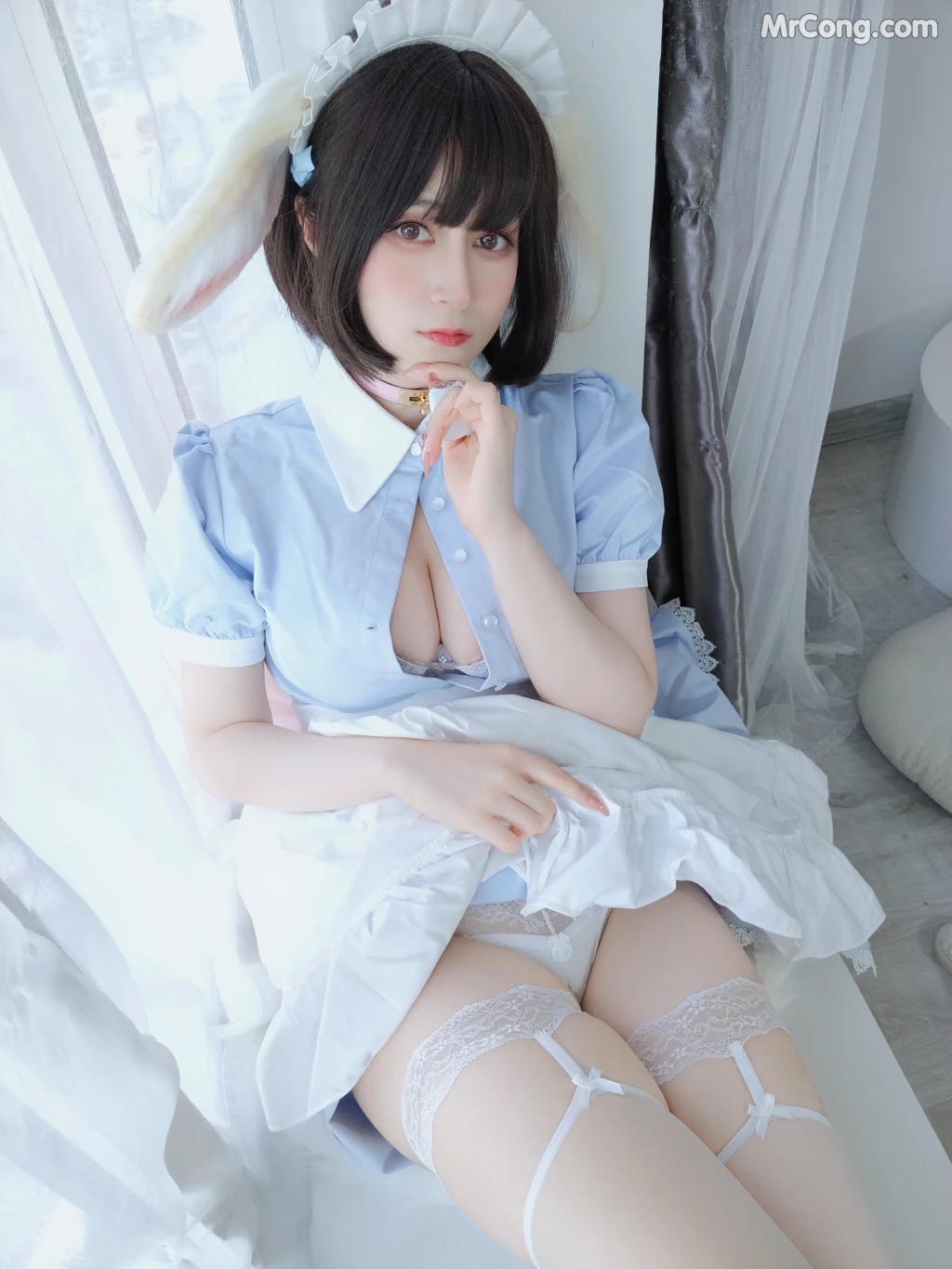 Coser@白银81 Vol.96: 兔女仆 (148 photos + 3 videos)