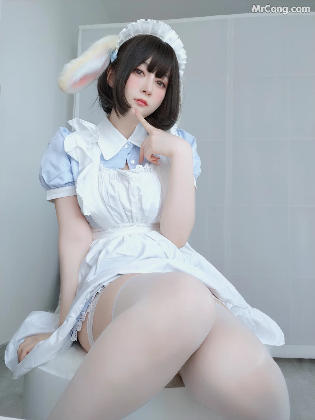Coser@白银81 Vol.96: 兔女仆 (148 photos + 3 videos)