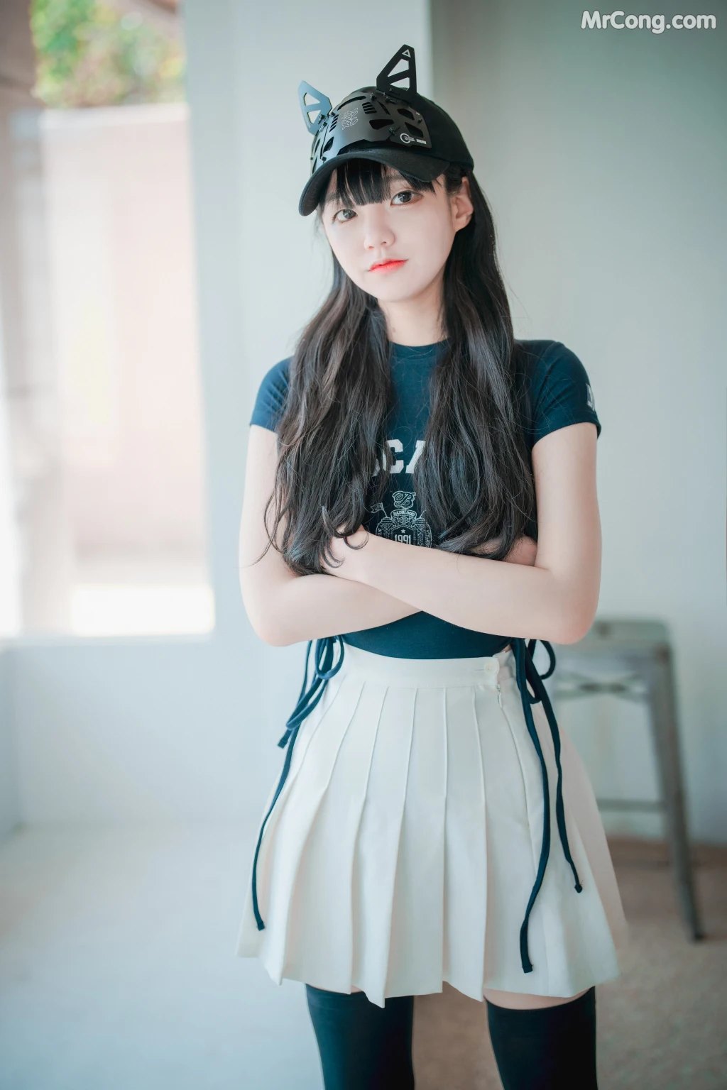 DJAWA Photo – Jeong Jenny (정제니): “Classic Athletic Girl in Navy Blue” (71 photos)