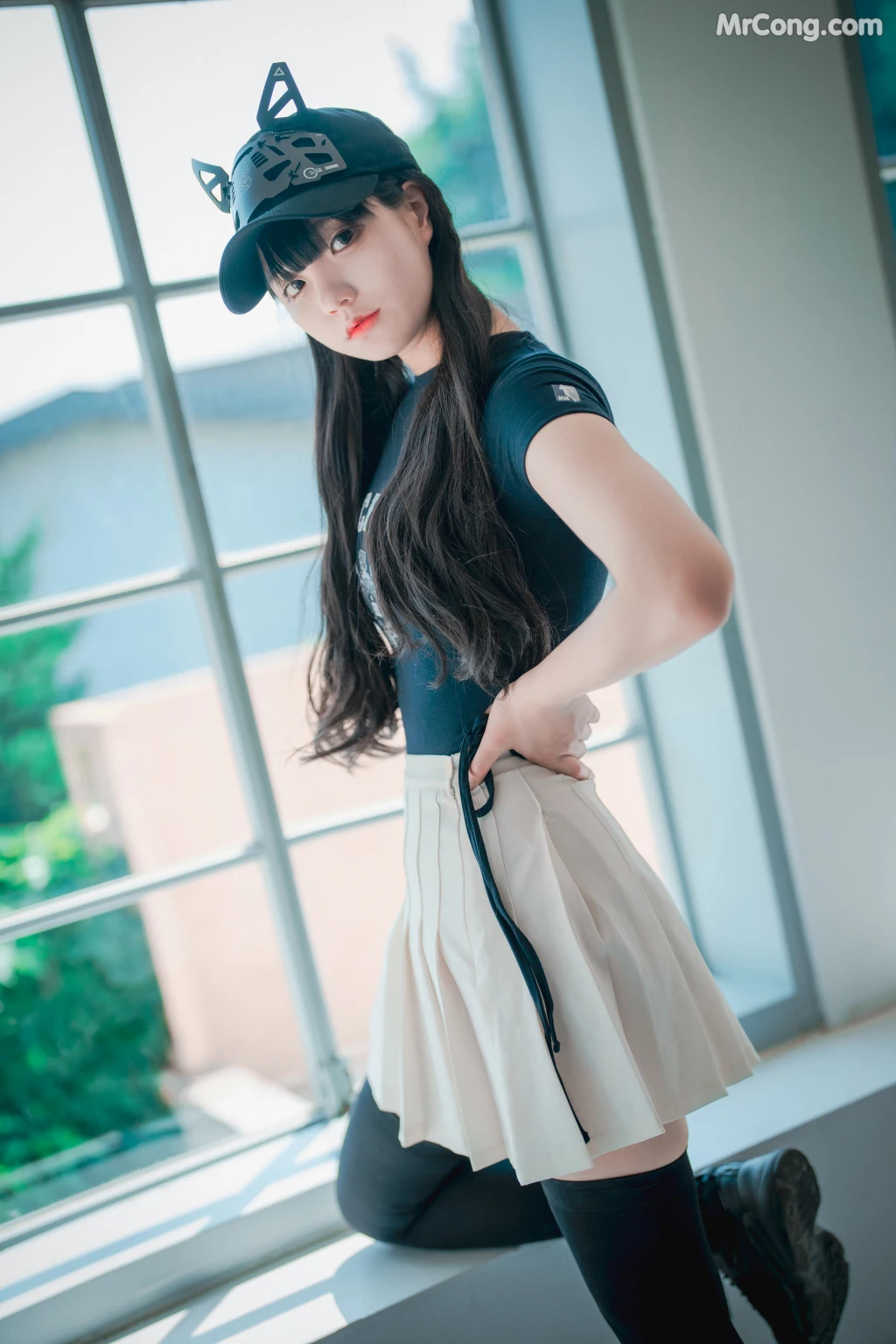 DJAWA Photo – Jeong Jenny (정제니): “Classic Athletic Girl in Navy Blue” (71 photos)