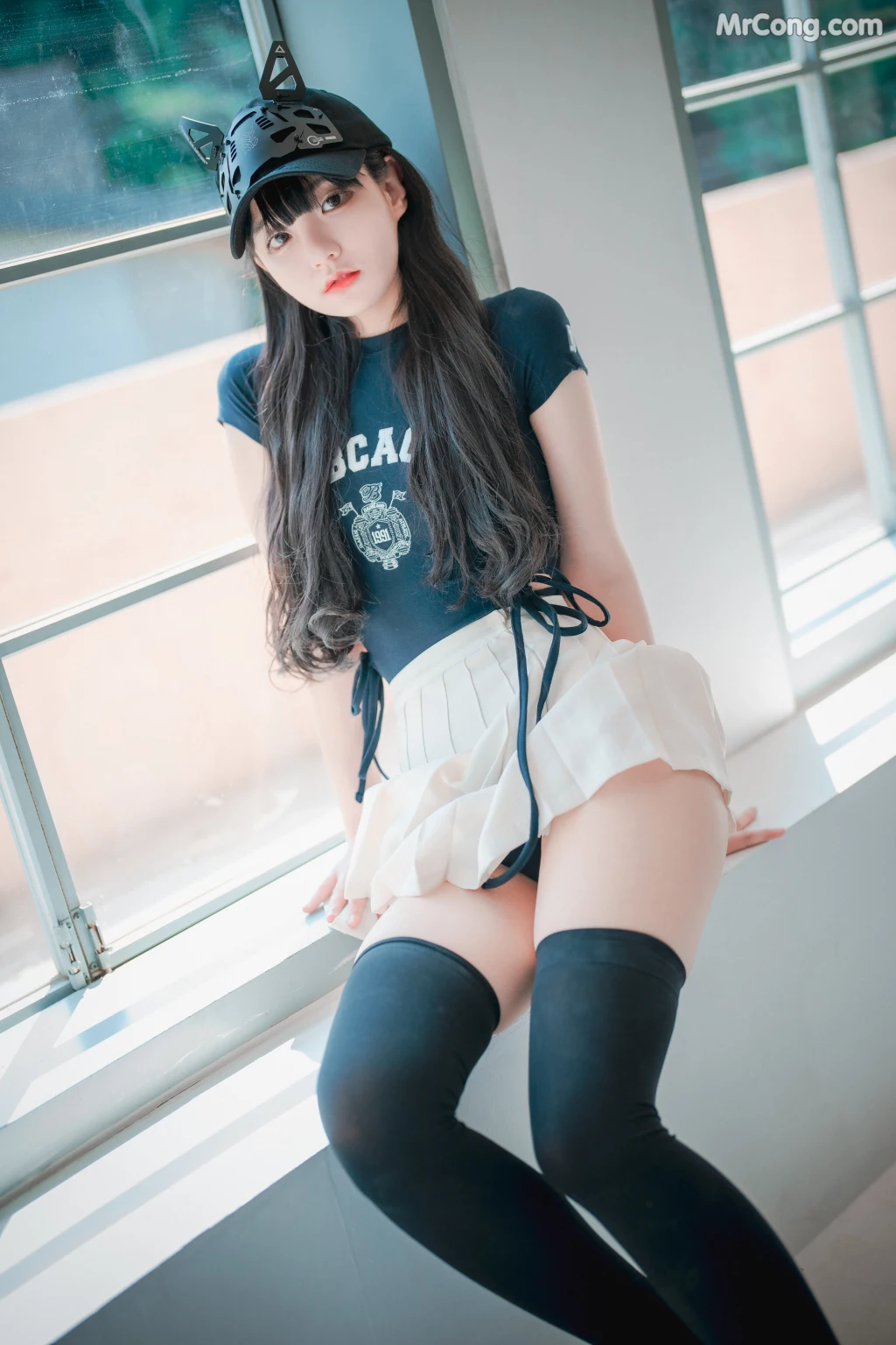 DJAWA Photo – Jeong Jenny (정제니): “Classic Athletic Girl in Navy Blue” (71 photos)