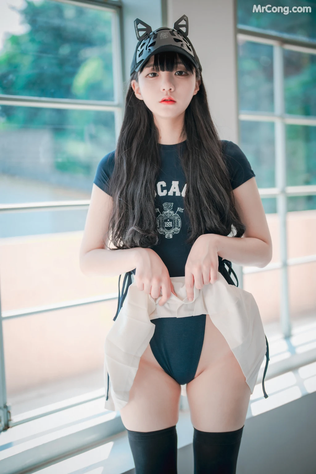 DJAWA Photo – Jeong Jenny (정제니): “Classic Athletic Girl in Navy Blue” (71 photos)
