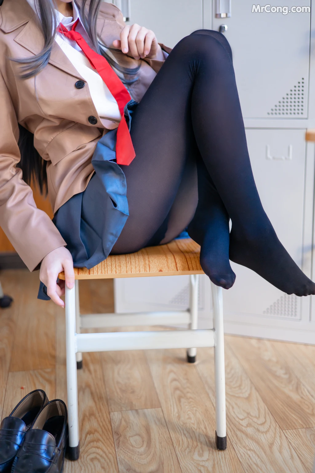 Coser@桜桃喵 Vol.121: 麻衣学姐制服 (52 photos)