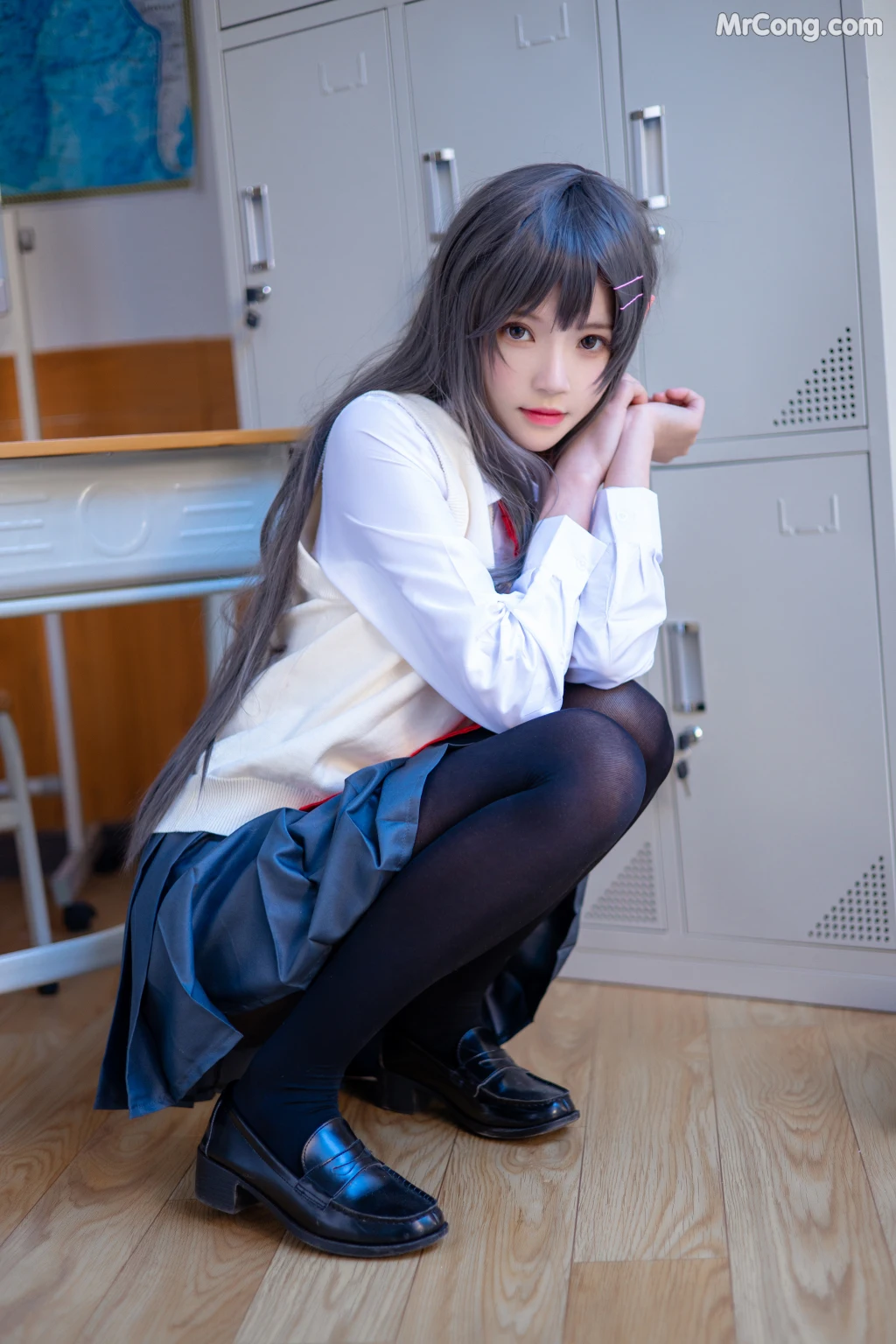 Coser@桜桃喵 Vol.121: 麻衣学姐制服 (52 photos) – Page 5