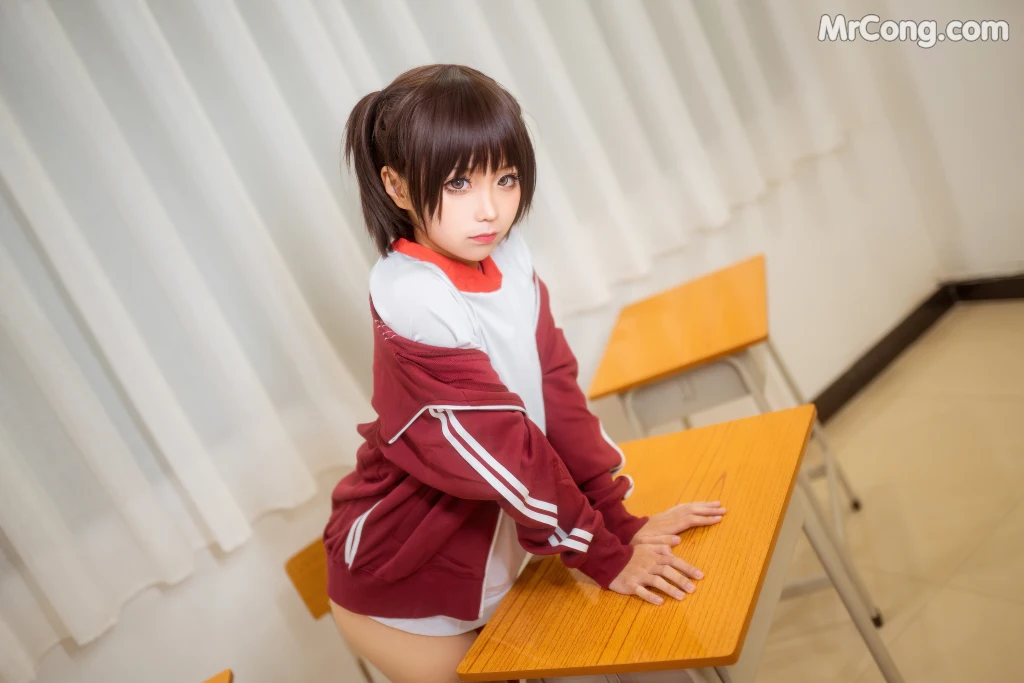 Coser@蠢沫沫 (chunmomo) Vol.033: 体操服红 (45 photos)