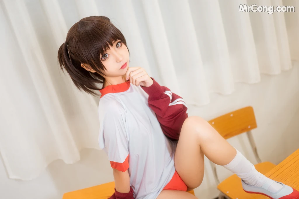 Coser@蠢沫沫 (chunmomo) Vol.033: 体操服红 (45 photos)