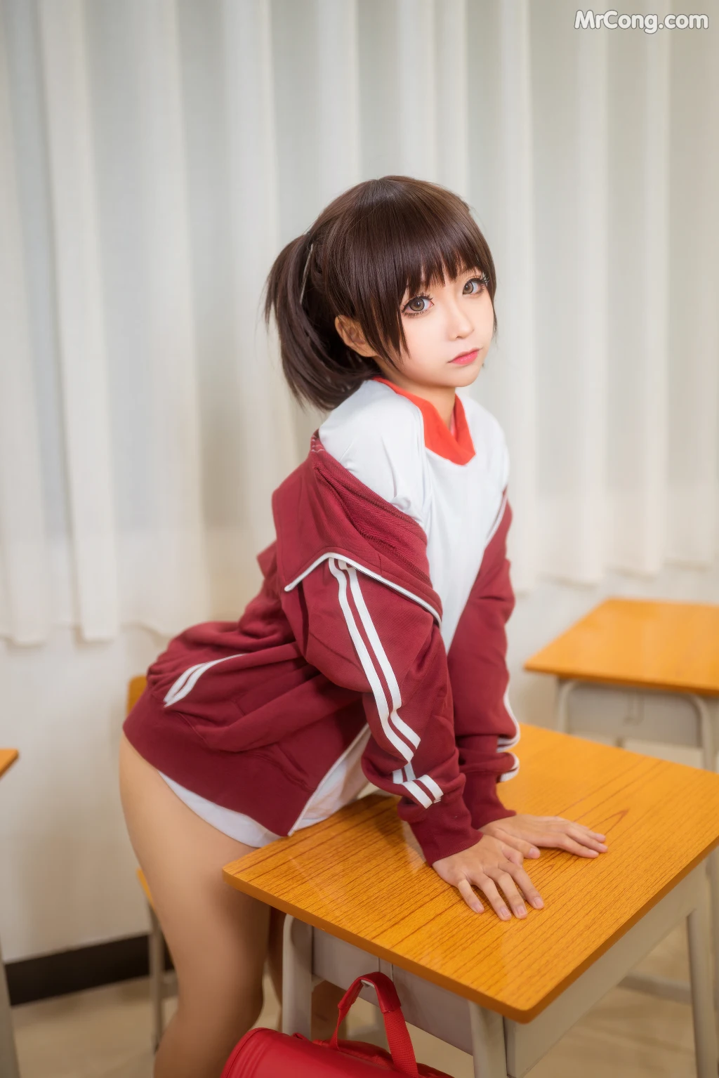 Coser@蠢沫沫 (chunmomo) Vol.033: 体操服红 (45 photos) – Page 2
