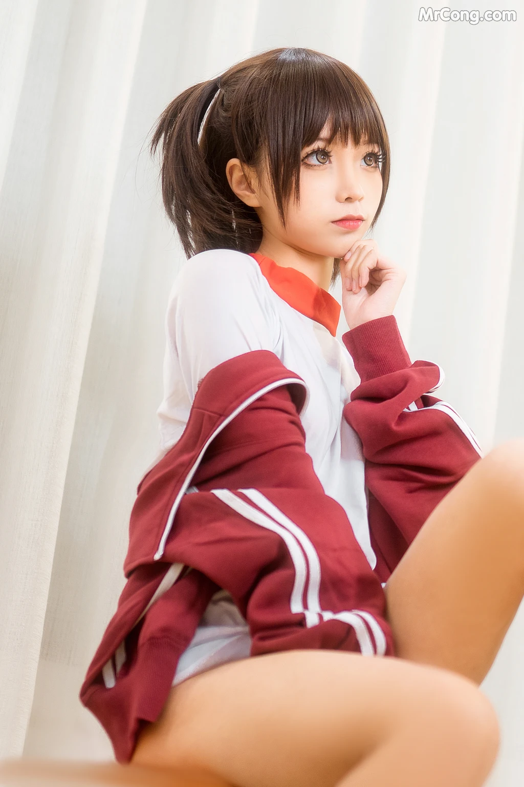 Coser@蠢沫沫 (chunmomo) Vol.033: 体操服红 (45 photos) – Page 2