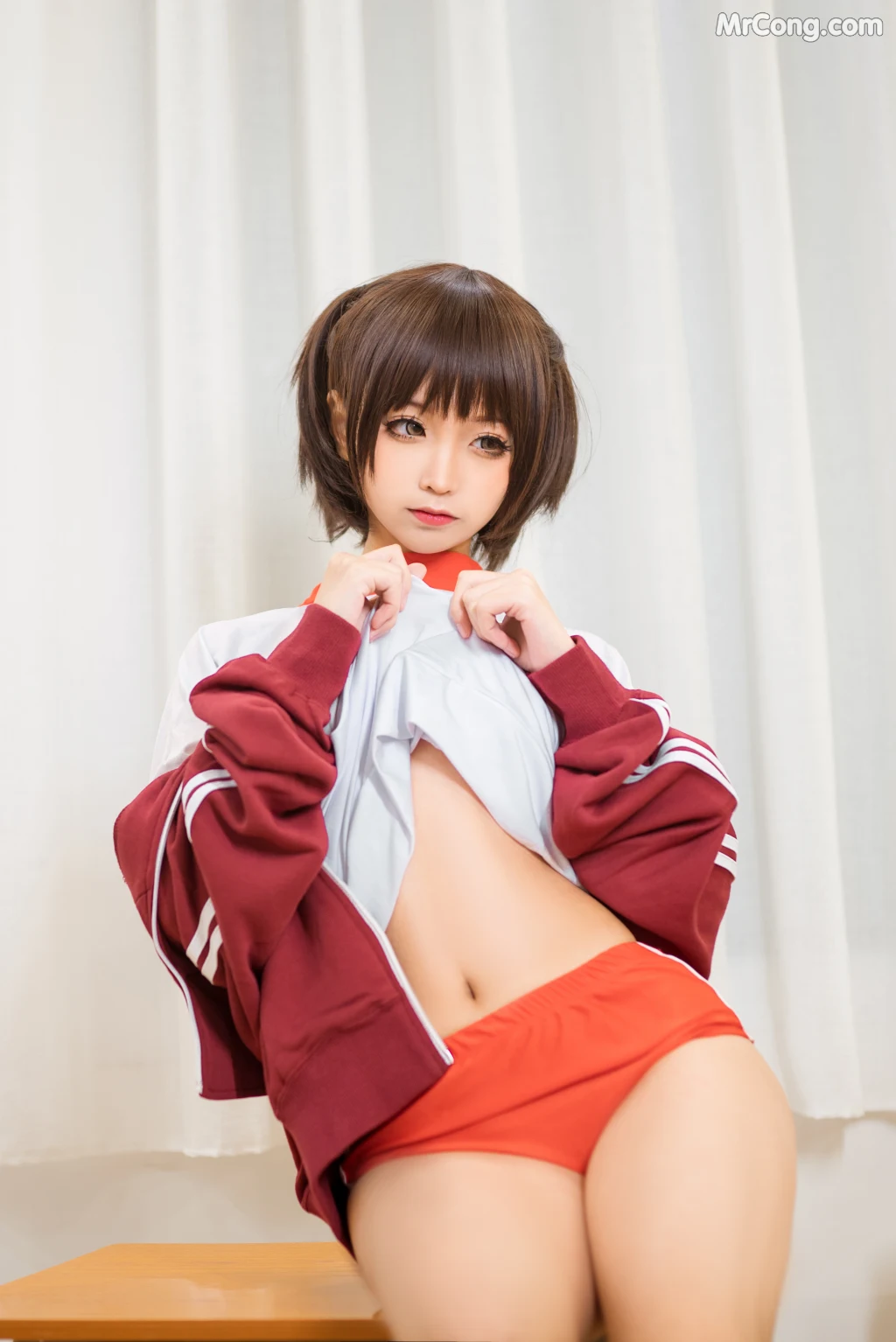 Coser@蠢沫沫 (chunmomo) Vol.033: 体操服红 (45 photos) – Page 2