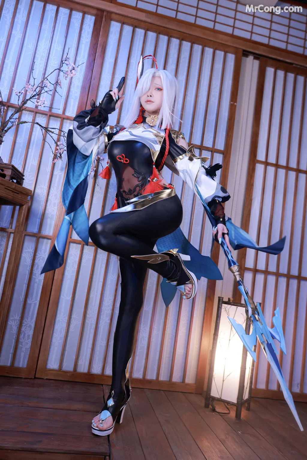 Coser@水淼aqua Vol.116: 原神 申鹤 (90 photos)