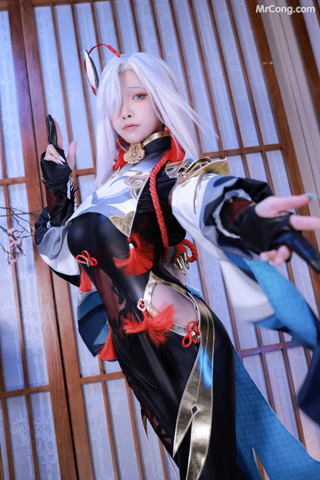 Coser@水淼aqua Vol.116: 原神 申鹤 (90 photos)