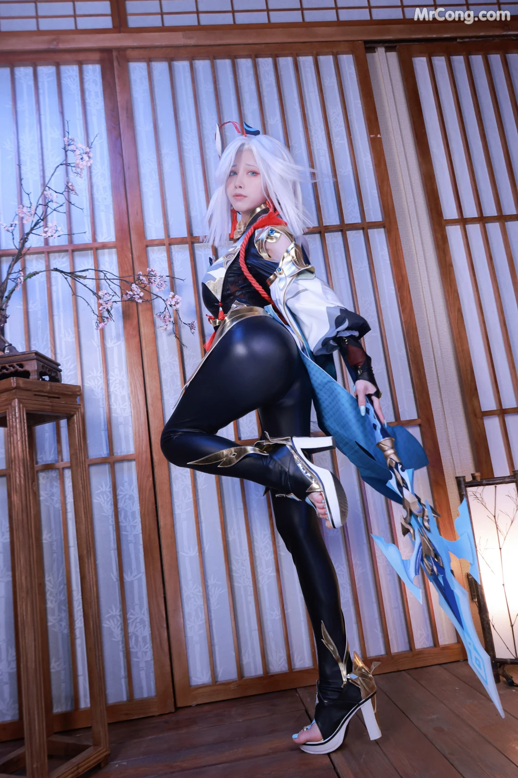 Coser@水淼aqua Vol.116: 原神 申鹤 (90 photos)