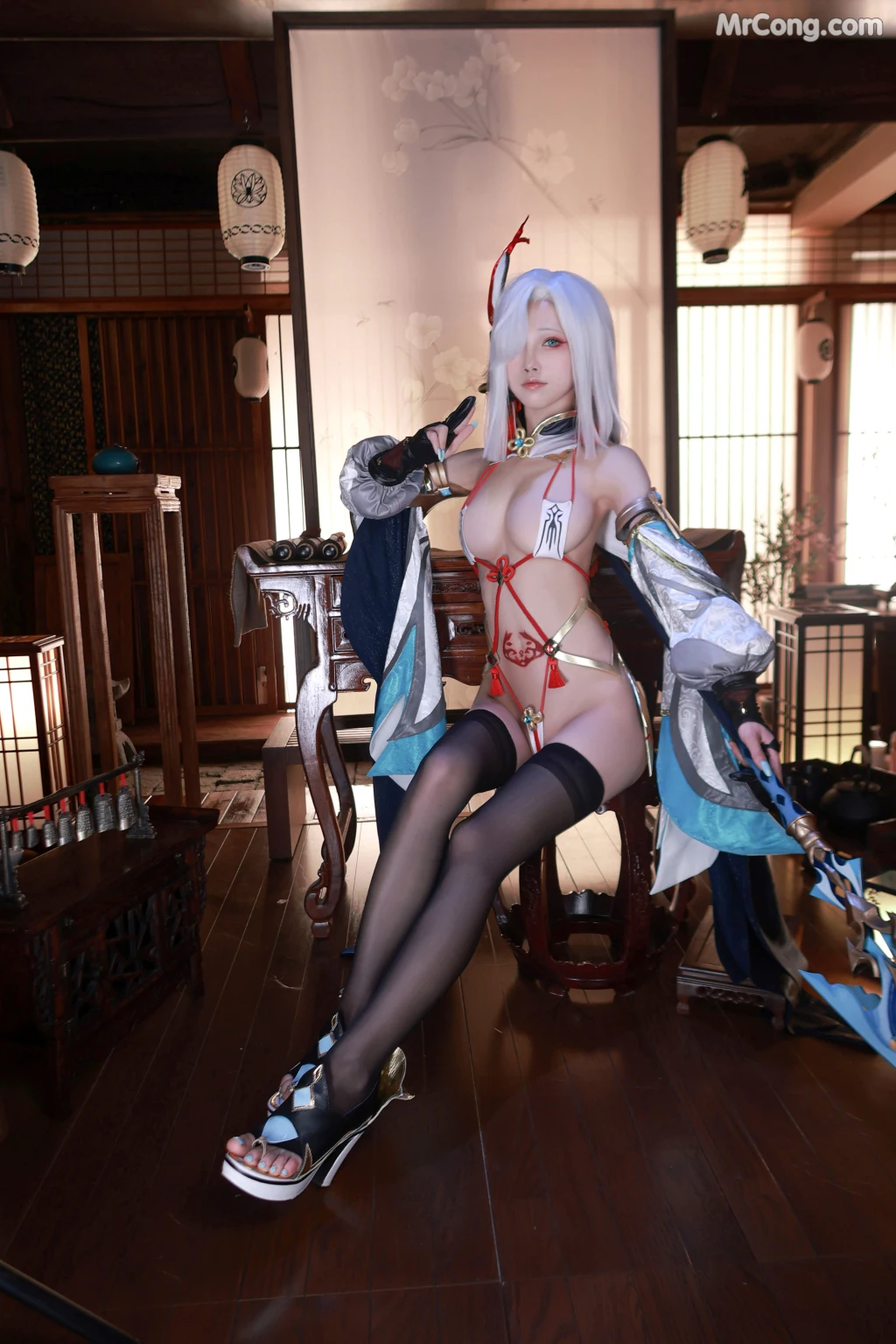 Coser@水淼aqua Vol.116: 原神 申鹤 (90 photos) – Page 4