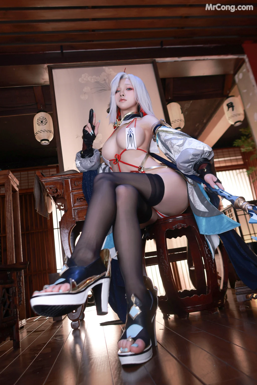 Coser@水淼aqua Vol.116: 原神 申鹤 (90 photos) – Page 4