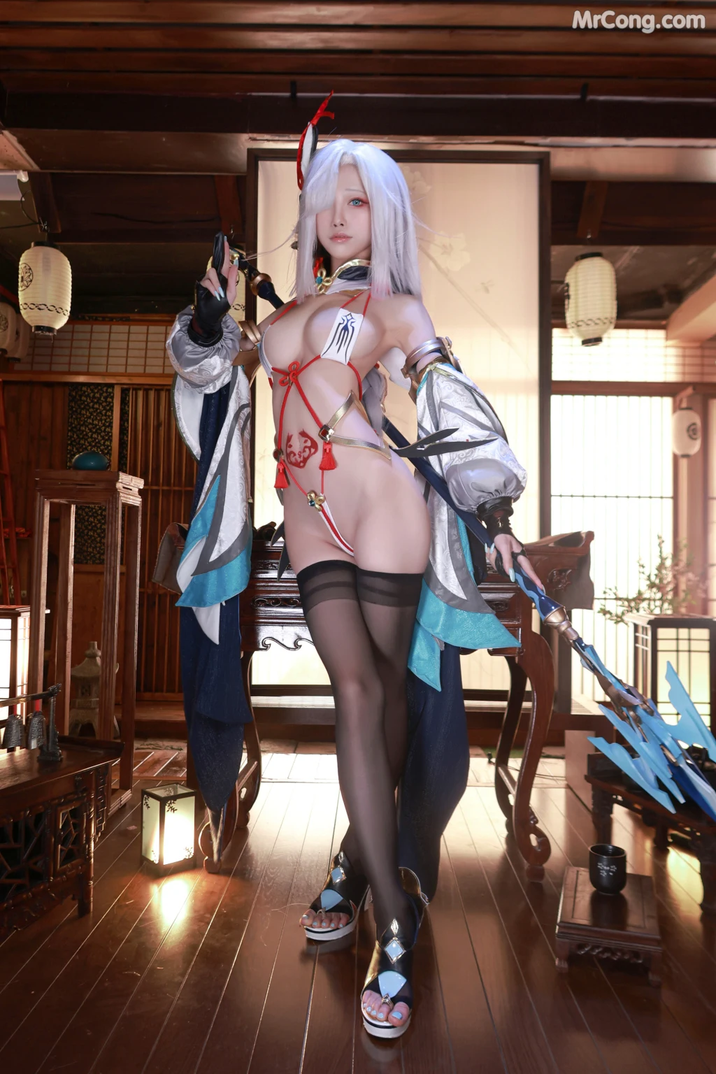 Coser@水淼aqua Vol.116: 原神 申鹤 (90 photos) – Page 4
